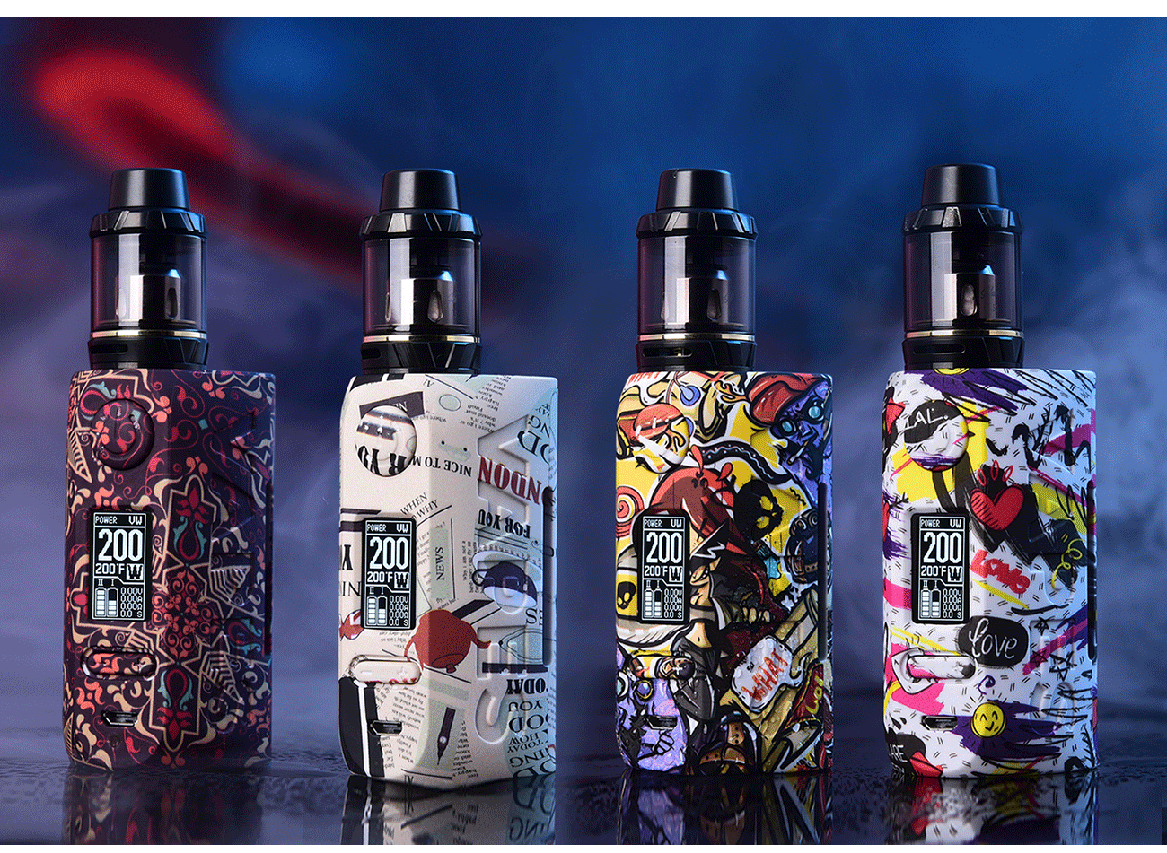 elfbar nachfüll pod läuft aus Vapor Storm Puma 200W TC Mod main image 1